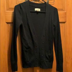 Basic black cardigan